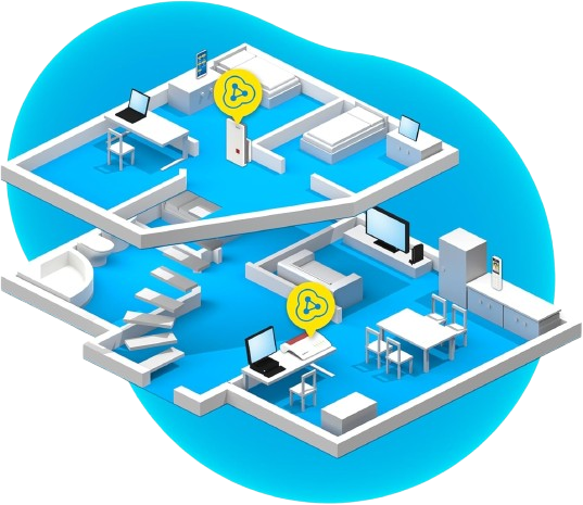Conexión de los PLCs en Casa u Oficina de varias plantas